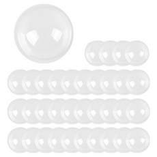 유니아트 대용량 반구 원 소, 투명, 35개