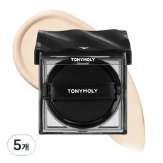 토니모리 스킨톤 픽싱 커버 미니 쿠션 5g, 01 아이보리, 5개
