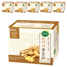 순작 도라지 생강차 티백, 700mg, 40개입, 6개