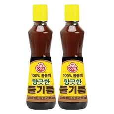 오뚜기 향긋한 들기름, 320ml, 2개