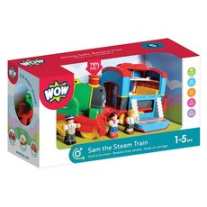 WOW Toys 驚奇玩具 山姆蒸氣火車, 1盒, 多色