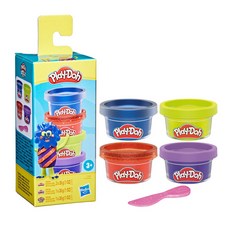 Hasbro 孩之寶 Play-Doh 培樂多 迷你繽紛派對4罐黏土組, 不適用, 112g, 1組
