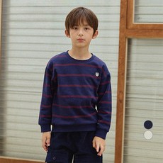 OWLEYBARN 男童柔和條紋長袖T恤