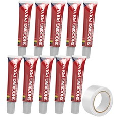 쇼킹폴리머 초강력 접착제 15g x 10p + 고정테이프 10m, 1세트