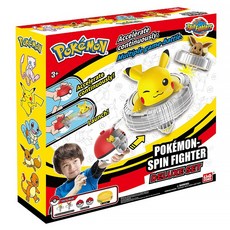 LDCX 靈動創想 寶可夢對戰組，皮卡丘VS伊布，Spin Fighters魔幻陀螺，3歲以上適用, 1盒
