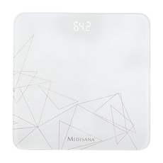 medisana 幾何體重計, PS437, 純白色, 1台