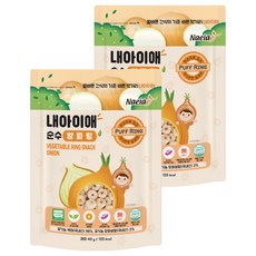 Naeiae 幼兒圈圈餅, 洋蔥, 40g, 2包