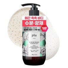 plu 日常磨砂沐浴乳 覆盆子薄荷香, 500g, 1瓶