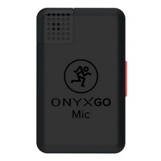 Mackie OnyxGO 無線領夾式麥克風，藍牙連接，降噪功能，直播錄音適用, 黑色