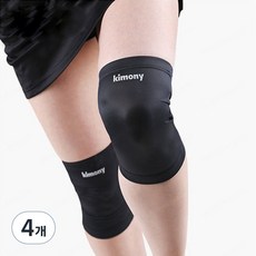 KIMONY 韓國製護膝套, 黑色, 4個