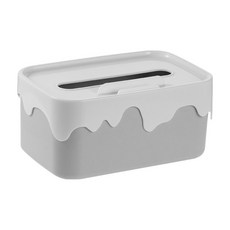 可愛造型 桌上面紙盒, 灰色, 1入