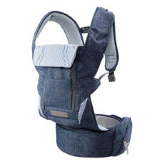 POGNAE NO.5 + Light 輕量型機能揹巾 + 竹纖維口水巾組, 復刻牛仔藍