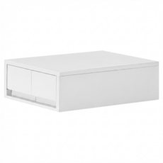 ONE HOUSE 麥樂移動式直角抽屜置物收納櫃 單層2抽 OH-R118-A, 白色