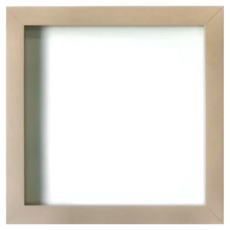 STYLE_G 時代家居 北歐簡約灰調風格相框, 17 x 17 x 3cm, 奶茶色, 1個