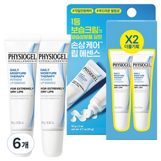 피지오겔 데일리 모이스쳐 테라피 인텐시브 립 에센스, 무색, 10g, 6개