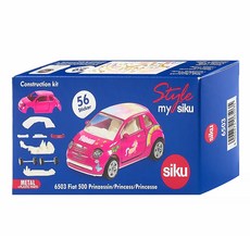 siku 玩具 紀念車 DIY Fiat 500 公主 56 Sticker, 1盒