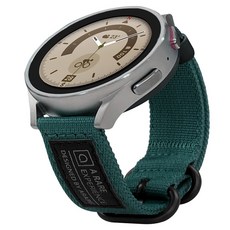 araree Galaxy Watch 帆布柔軟編織運動錶帶, 綠色