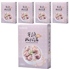 KiKi 食品雜貨 芋頭炊粉湯, 特選檳心芋頭 古早味新竹在地炊粉, 500g, 5盒