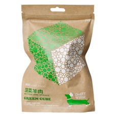 Doggy Willie 小犬威利 CUBE 冷凍乾燥零食 菠菜羊肉 無負擔纖維零食 補充鈣與營養, 70g, 1包