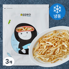 냠냠바다 부드러운 황태속살채 (냉동), 3개, 200g