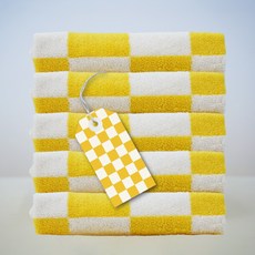 Cotton Harmony 優質飯店毛巾 200g 40支精梳棉, 棋盤格金黃色, 5個