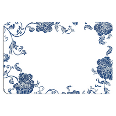 U tale 青花瓷珪藻土地墊, 青牡丹, 1個