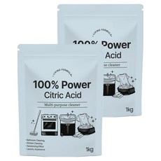 Saenghwalgongsik Power檸檬酸, 1kg, 2個