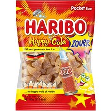 하리보 해피콜라 사우어 젤리, 80g, 1개