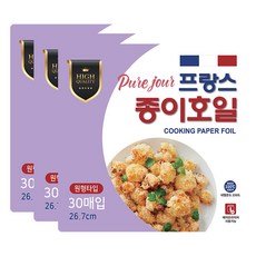 PureJour 圓形烘焙紙 30入, 3個