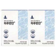 日間舒適茶胺酸鎂質維他命B6補充錠, 60顆, 2盒