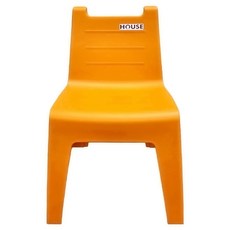 HOUSE 好室喵 學童椅 CH39 兒童塑膠椅 幼兒學習椅 台灣製造, 橘色, 1個