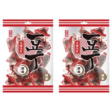 良澔 大溪名產豆丁 Q彈口感 郊遊糧食 三角小包裝, 220g, 2袋