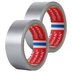다다 고점도 강력 면 테이프 30mm x 20m, 은색, 2개