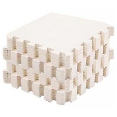 MR.CHUCHU 寵物拼圖地墊, 20片, 象牙白