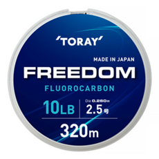 TORAY 東麗 FREEDOM 日本製 軟線 高感度 耐摩耗 2.5號 卡夢線/碳素線/碳纖線, 透明色, 1個