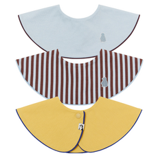 코니 파이핑 턱받이 3종 세트, F세트, 1세트