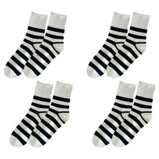 소니오 여성용 퍼피 데일리 패션 양말 4켤레 세트