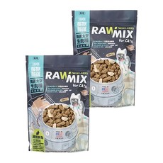 LitoMON 怪獸部落 全貓齡 美國太空凍乾生肉糧, 兔 + 雞, 140g, 2包