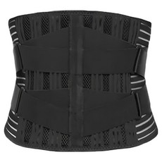 TRUSTO 雙重加壓彈力支撐舒適透氣護腰帶 L 黑色 1件