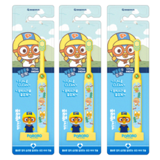 KM Pharmaceutical 立式幼兒牙刷, 3個, 1入, Pororo
