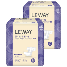 Mirae Well life Leeway 男女通用寬版魔術貼, 10入, 大型, 2個