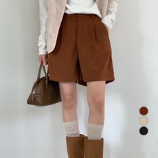 afinar 女款冬季燈芯絨短褲