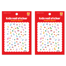 APRIL 兒童指甲貼紙, 恐龍朋友(A016K), 2個
