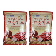 일년래래 국내산 한식용 고춧가루, 1kg, 2개