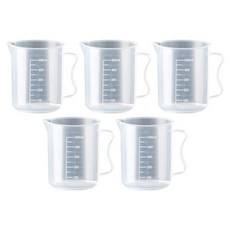 ZERO CANDLE 27 Living 堅固塑膠燒杯, 5個