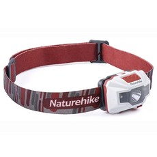 Naturehike 挪客 輕便充電頭燈 NH00T002-D, 白紅色, 1個