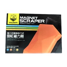 HAKAWIN 海甲衛 魚缸磁力刷 可替換刮刀 不銹鋼刀 EI-M 顏色隨機, 1個