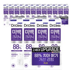 2080 닥터크리닉 미백 치약 투, 120g, 16개