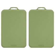 SCELLER Petit 韓國製造抗菌不易傷刀砧板, 橄欖綠, 2個