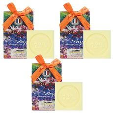 EVEiL 伊蓓爾 普羅旺斯古法馬賽皂 經典茉莉, 100g, 3入